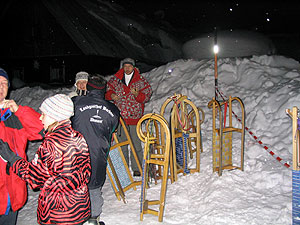 1. Heimatstürmer Fan Club Rodelpartie am 7.1.2006