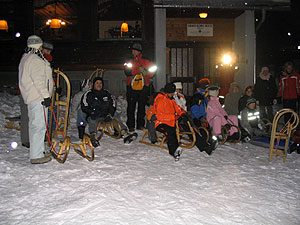 1. Heimatstürmer Fan Club Rodelpartie am 7.1.2006