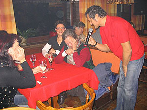 Krampuskränzchen in Niederöblarn, Pension Tilly