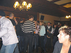 Krampuskränzchen in Niederöblarn, Pension Tilly