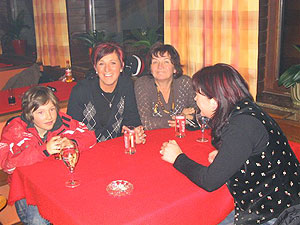Krampuskränzchen in Niederöblarn, Pension Tilly