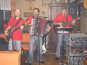 Krampuskränzchen in Niederöblarn, Pension Tilly