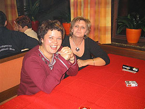 Krampuskränzchen in Niederöblarn, Pension Tilly