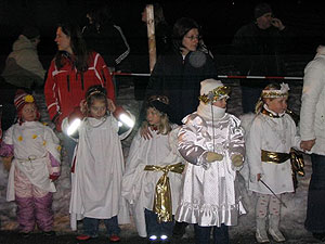 Krampuskränzchen in Niederöblarn, Pension Tilly